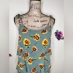 Military Hippie Sunflower Tank Top Short Set Photo 2