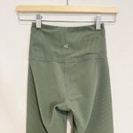 Strut This Kendall High Rise Ribbed Athletic Gym Leggings Sage Green Size Small Photo 7