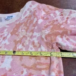 525 America BORN Pink Camo Knit Stretch Comfy Dress Short Sleeve Dress Barbie Photo 7