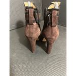 Kate Spade  Suede‎ Ankle Boots Booties Heeled Brown Womens Designer Size 7.5B Photo 6