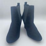 Charlotte Russe  Black Rebecca Wedge Heeled Ankle Booties Women's Size 8 Photo 0