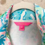 Lilly Pulitzer Skipper Popover Top in Coral Bay Photo 2