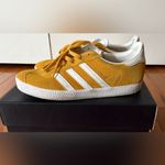 Adidas  Gazelle Mustard Yellow and White Sneakers Size 5 1/2 Photo 1