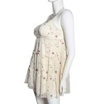 Altared State babydoll dress mesh embroidered Floral Embroidered tiered Medium Pink Size 2 Photo 1