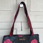 Matilda Jane  Heartstrings Tote Black Pink Floral Purse Photo 3