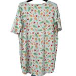 LuLaRoe Irma Summer Fruit Print Oversized High Low Short Sleeve T-Shirt Sz Small Photo 1