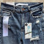 Revolve High Rise Blue Distressed Denim Jeans Photo 1