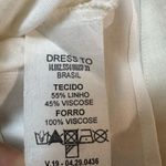 Dress To Off White Linen Blend High Waist Shorts Photo 6