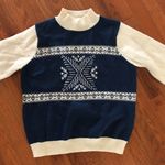 Preview International Blue Snowflake Sweater Photo 2