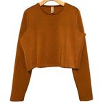 Spanx  Women’s Size L Copper Tan Airessentials Relaxed Long Sleeve Top Shirt Photo 0