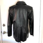 Style & Co  Black Leather Jacket Photo 1