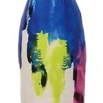 Milly  by Michelle Smith Resort 2014 Abstract Painting Pencil Skirt Size 2 XS Photo 3