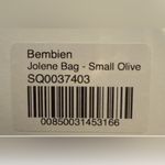 Bembien Jolene Small Olive Geometric Woven Tote with Handles New With Tags Green Photo 7