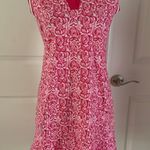 Ralph Lauren RLX  Printed V-Neck Knit Bright Pink Fish Womens Golf Dress Photo 5