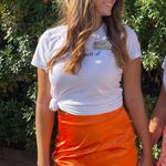SheIn Orange Skirt Photo 0