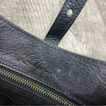 L.L.Bean  Black Italian Leather Shoulder Bag Photo 11