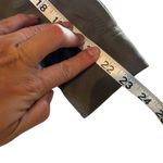 Bobi Los Angeles Womens Button Front Shirt Military XS Green Long Sleeve Cotton Photo 9