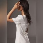 Reformation NWOT Alida Button Front cotton Midi summer white dress sz 12 Photo 2