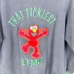Sesame Street Vintage  Tickle Me Elmo 90s Sweatshirt Size XL Crew Embroidered Photo 2