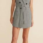 Jason Wu - Linen Sleeveless Blazer Wrap Dress Button Front, NWT Size M Photo 0