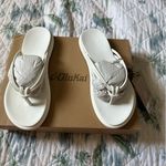 Olukai ‘Aka Sandal Flip Flop Slipper 5 White Photo 2