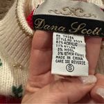 Vintage Dana Scott red embellished ugly Christmas sweater, ladies size small Photo 4