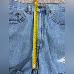 Disney VINTAGE Mickey Inc Jean Shorts High Rise High Waist 90s Small Cuffed Photo 2