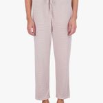 Tahari NWT  Women's Pink & Gray Stripe Lounge Pajama Pants Size Medium Photo 1