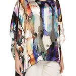 Caroline Rose Hand Painted Devore Caftan, Petite Size undefined Photo 0