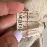 Rosemarine 100% linen ruffle sleeve dress tan size XL Photo 3