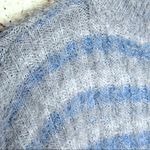 Candie's  | Blue Stripe Fuzzy Eyelash Sweater Photo 1