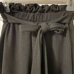 SheIn Paper bag waist with tie belt. Black size Medium Photo 1