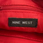 Nine West Black Patent Leather Crocodile Bag Photo 4