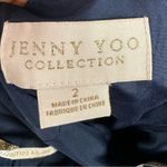 Jenny Yoo NWT  Inesse Chiffon V Neck Maxi Dress in‎ Navy Blue Size 2 Photo 11
