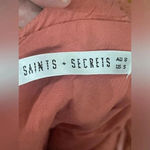 Saints and Secrets eyelet , low back, 100% cotton dress Orange Photo 6