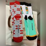 Mojang Minecraft TNT Mine Ax Socks Red Photo 3