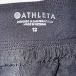 Athleta  Black Ruched Jogger Pants Women Size 12 Athletic Comfort Casual Wear Photo 6