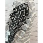 Vocal NWT USA Shirt Tunic Top size Small Black Tribal Long Sleeve Bling Western Photo 9