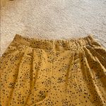 Garnet Hill  Wide Leg Knit Pull On lounge Pants Mustard Black Size SMALL TALL ‘23 Photo 6