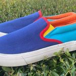 Aldi Gear Shoes Womens 9 Slip On Sneakers Multicolor Canvas Comfort Casual Flats Photo 0