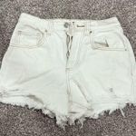 Cotton On  White Jean Shorts High-Rise Mom Photo 0