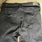 American Eagle  Outfitters Black Skinny Jeans with Distressed Detailing Photo 1