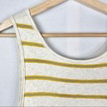 Free People  We the Free Yellow Garden Stripe Sleeveless Tunic S Photo 3