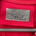 Athleta Pebble Stripe Tank Top Women’s Size Small Coral Sleeveless Stretch Photo 6