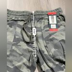 Splendid Green Camo Print High Rise Sweatpants Jogger Size M Photo 8