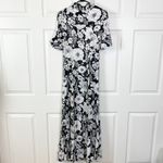 Anthropologie NWT  Maeve Printed Short-Sleeve Floral Maxi Shirt Dress XS Photo 6