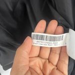 Quince  Blazer Jacket Womens Large Black Stretch Open Front High Low Hem Photo 6