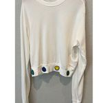 Lauren Moshi Spalding Hello Moshi Pullover In Milk Size Large Photo 3
