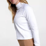 Calia by Carrie Calia Women's Relaxed Seamless 1/4 Zip in Pure White size XXL NWT Photo 0