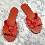 Rothy's The Knot Sandal Coral Cantaloupe Fringe Vegan Knit Slide Sandals Orange Size 8 Photo 13